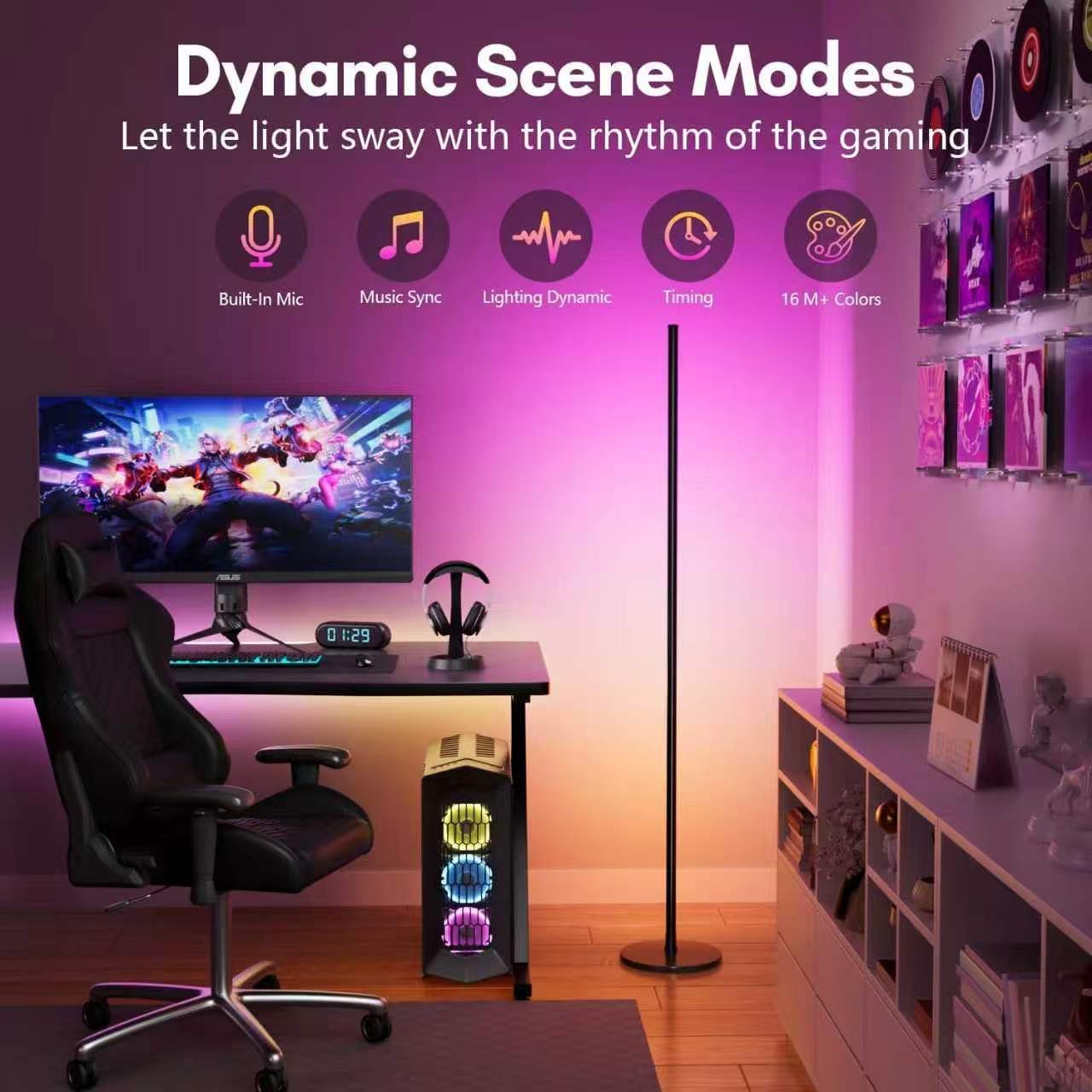 Smart Floor Lamp RGBICW